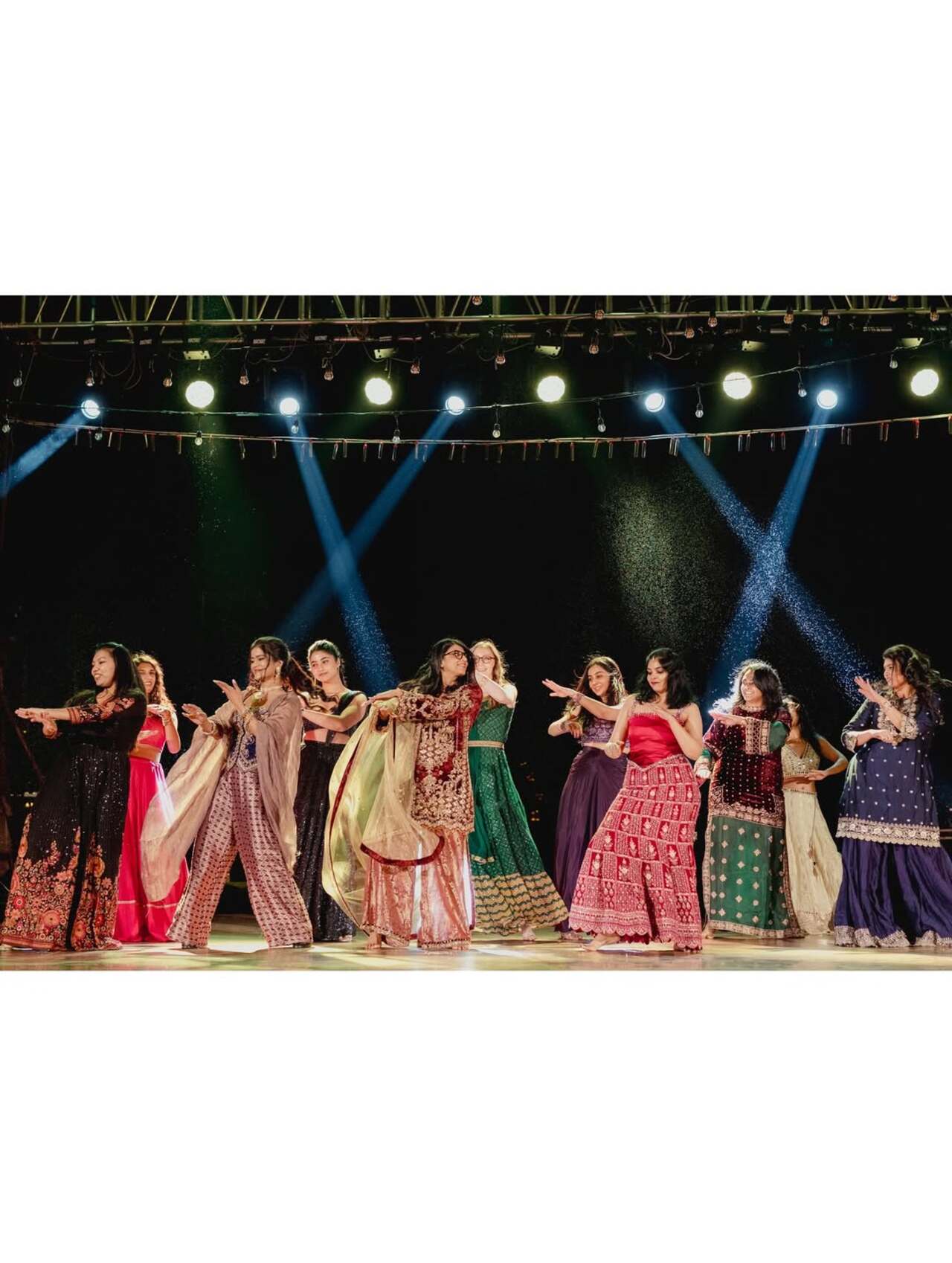 Family and friends of the newlyweds also put up surprise performances for the couple